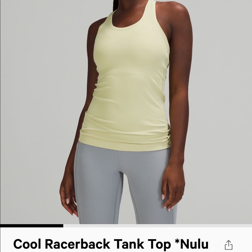 NWT Lululemon Cool Racerback Tank Top Nulu